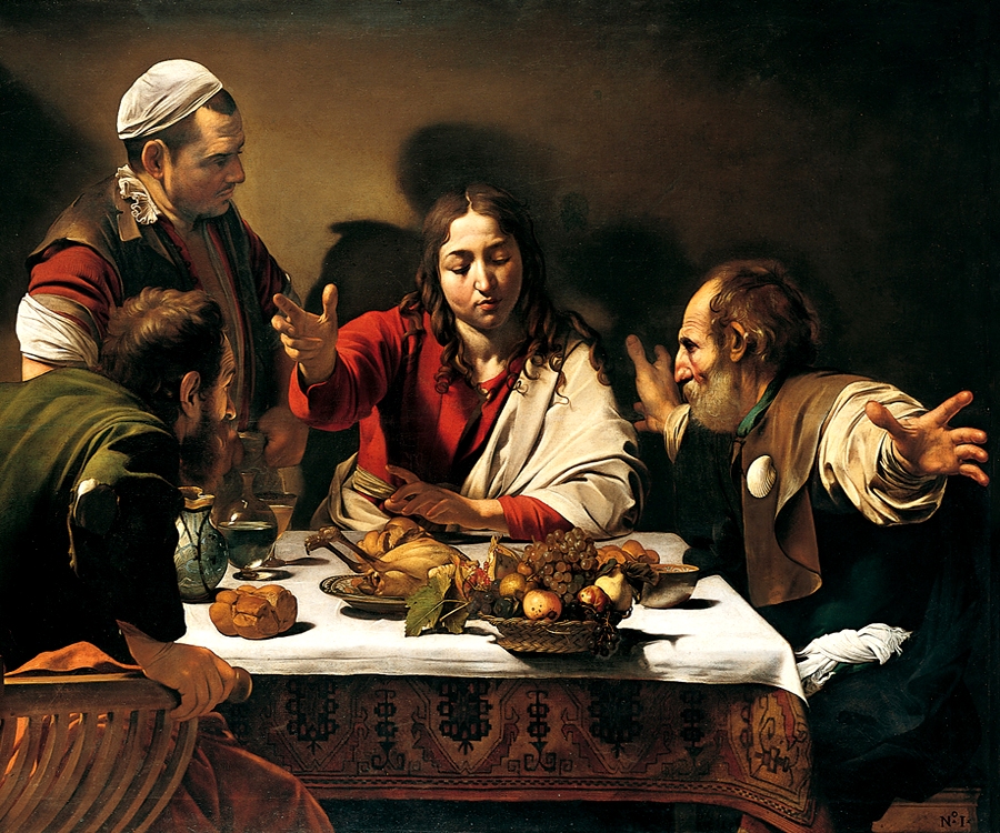 Cena in Emmaus del Caravaggio a cura di Alessio Fucile Storico dell’arte
