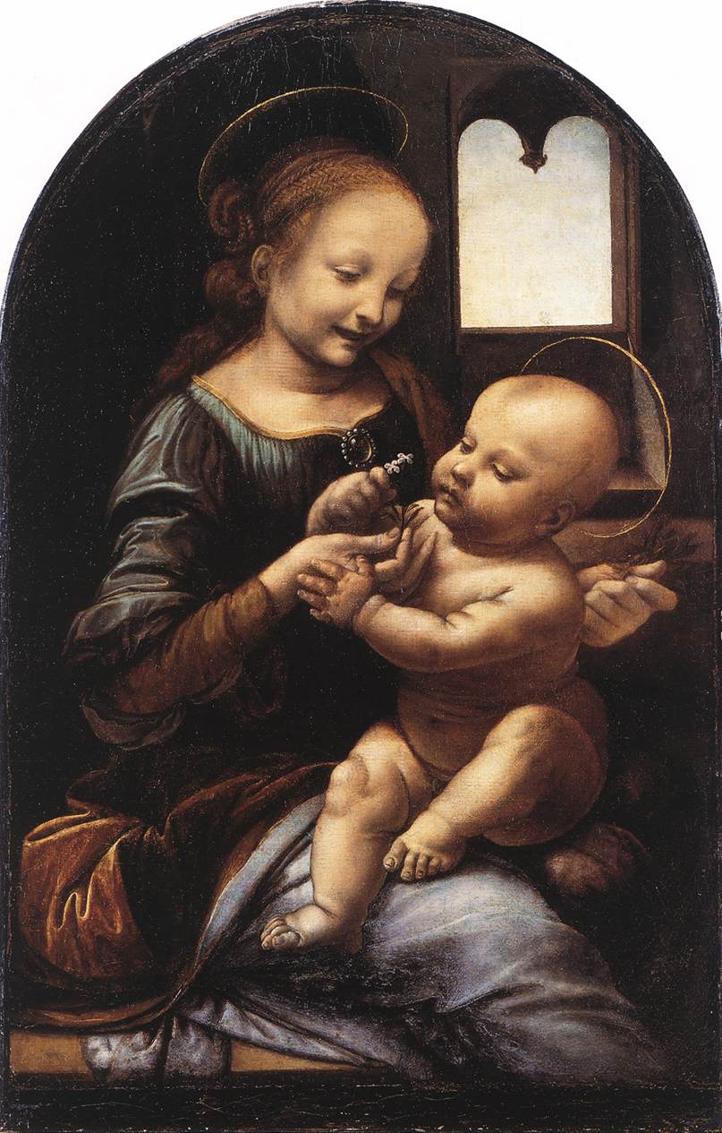 Madonna col Bambino di Leonardo Da Vinci 