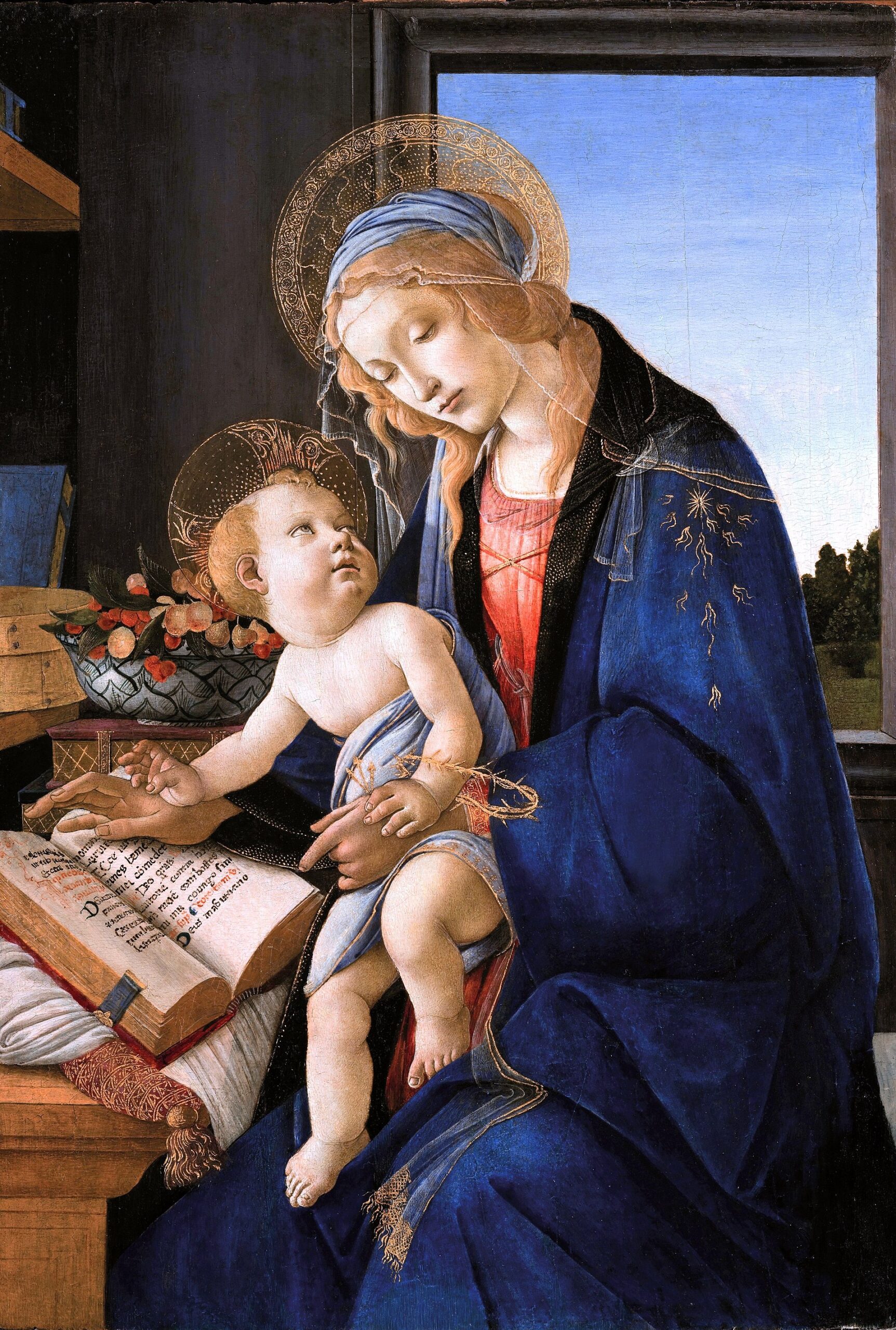 “La Madonna del Libro” di Sandro Botticelli